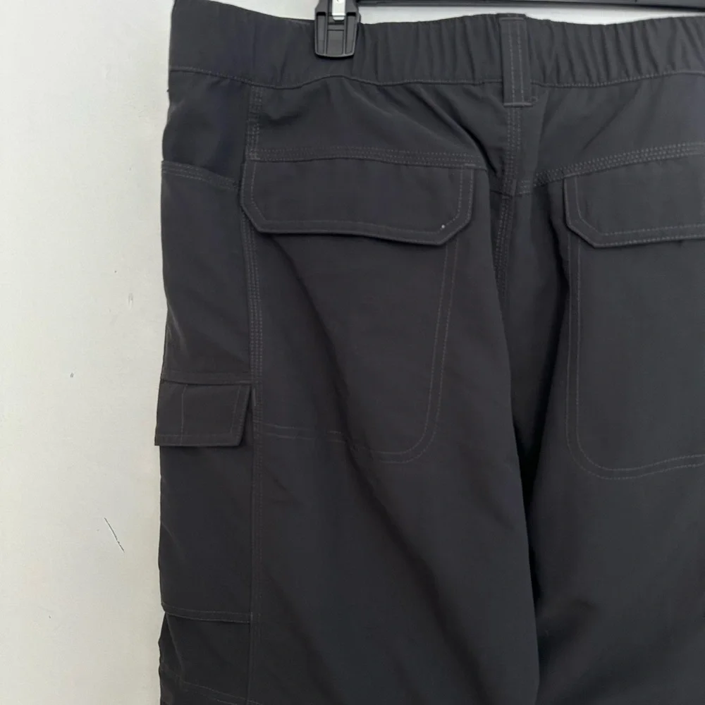 North Face Convertible Paramount Peak Zip-Off Cargo Asphalt Grey Pants Large